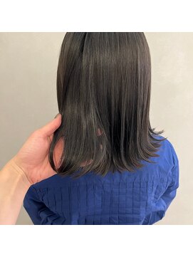 アンドワン 自由が丘(&ONE) 【&ONE 自由が丘】ブリーチなし◎グレージュカラー