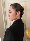 ヘアセット結婚式お呼ばれアップスタイル