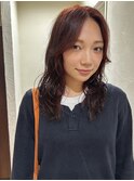 ダブルカラー!ワインレッド