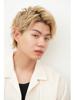 ルシードスタイルソレイユ(LUCIDO STYLE SOLEIL)&nbsp;ナチュラルセンターパートメンズマッシュウルフ