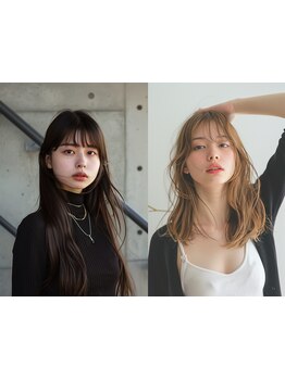髪質、輪郭を見極め、トレンド感と似合わせを両立◎顔映え・小顔見せ・巻きやすさを叶える顔周りカット☆