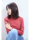 20代30代40代小顔似合わせカットイメチェン前髪こなれミディ