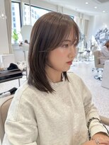 オン キャナルシティ博多前店(on)&nbsp;【哉汰】赤み消し/オリーブグレージュ/ミディアムレイヤー20代