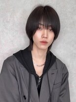 ジーナ 天神(Zina) 中性ウルフ/ブルーブラック【メンズサロンZina天神】