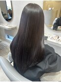 津市ロングレイヤーカットハッシュカット透明感カラー重めロング
