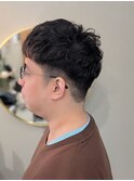 町田ゆるふわメンズパーマ×刈り上げメンズカット