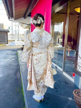 ジュラク(JURAKU) 成人式×まとめ髪ヘアセット