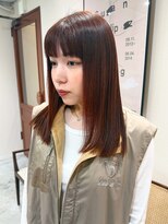 レス 伏見(LESS)&nbsp;[LESS 伏見/丸の内/栄/名古屋]オレンジブラウンストレート★浅田