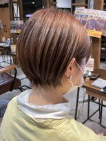 スペックホルダー(Spec Holder)&nbsp;丸みショート×ブラウンベージュデザインカラー