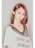 セクションカラーのミディボブ☆