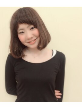 ラウンジ モリオ イケブクロ(Lounge MORIO Ikebukuro) 【morio池袋】ショートバングのワンレングスロブ☆