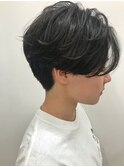 【cuzKLUB】大人ショート×オリーブカラー