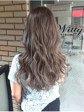 ウィッティ(Witty) 【witty】透け感！！！ハイライトたっぷりのグレージュ