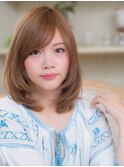 柔らかラフなストレート☆