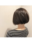30代40代に人気のワンレングスショートボブ