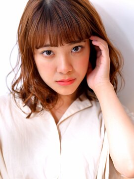 ネオリーブアオバ 高田馬場店(Neolive aoba) 【aoba/高田馬場】　抜け感ロブ　× ダメージレスパーマ