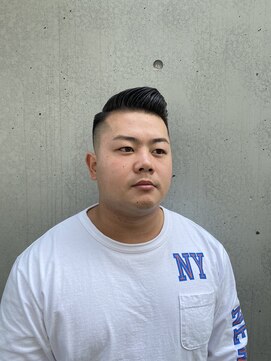 タケシズバーバー(BARBER) ビジネス七三オールバックスキンフェード