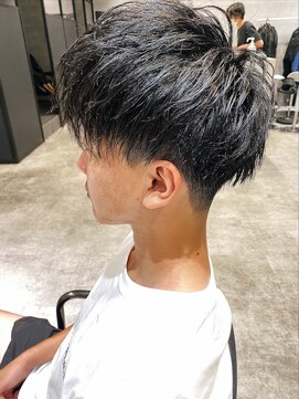 アンダーバーホワイト(_WHITE) 緩パーママッシュ