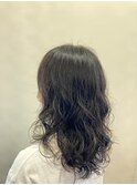 ダークカラーのセミウェットウェーブ☆