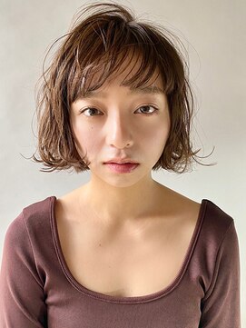 ザビー(THE B) 【本八幡 The B】ふんわりパーマボブ