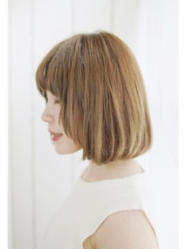 リチュエルアンドモリス プラスエヌ(RITUEL&MORIS+n) 20代30代40代　大人ガーリー・ナチュラルボブ【守山】