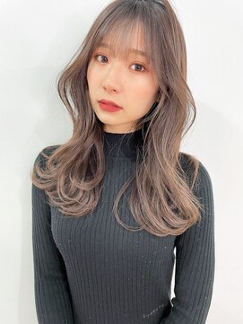 ジーナ 名駅(XENA.) 《xena/中島》大人お洒落☆韓国風くびれヘア×フォギーベージュ