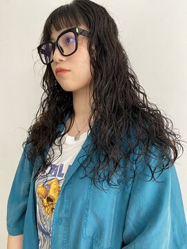 ヴァンダンジュ(Vendange) 黒髪ロングパーマ