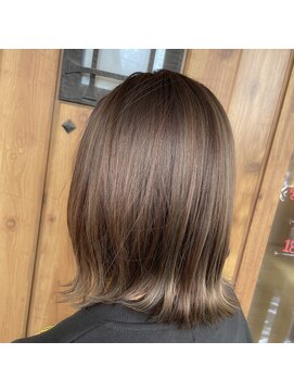 フゥカ 類家店(fuka) 【極細highlight】olive beige＊。