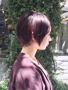 ノブレス(NOBLESSE) バイオレット横顔美人ショート/nagata