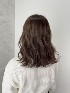 シエル 立川店(CIEL) シルバーベージュ×セミロング【CIEL×maki】