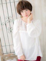 ガーデンテラスサロン  流山おおたかの森(GardenTerracesalon) おおたかの森/髪質改善/ビターショコラでオン眉ボブショートe