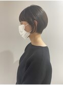 前髪あり大人ショートボブ20代30代40代　立川　立川駅　立川南口