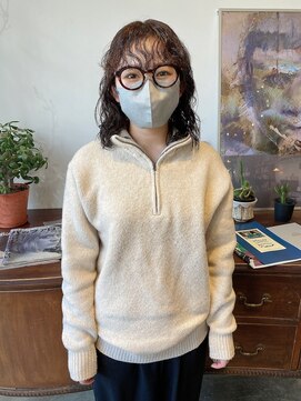 ヘアーアイストゥーレ(HAIR ICI TRE) パーマ/ミディアムパーマ/担当　渡邉桜桃