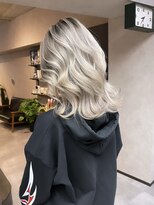 サニー 渋谷(SUNNY)&nbsp;バレイヤージュ、グレージュカラー、ハイライト、ココアベージュ