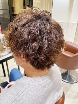 ネオリーブソラ 相模大野店(Neolive sola) メンズスパイラルパーマ×波巻き