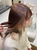 ヘアーデザイン ラクーナ(hair design La cuna) インナーカラー×ベージュ☆透明感たっぷりミディ/20代30代