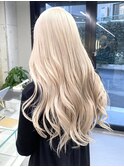 ミルクティーベージュダブルカラーインナーカラーケアブリーチ