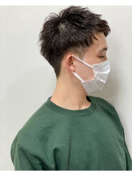 スウェル 船橋店(Swell) ハイライト/マッシュパーマ/束感/波巻き/メンズ