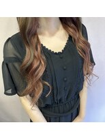 レヴェリー(REVERIE) #プルエクステ#ロング#レッドカラー