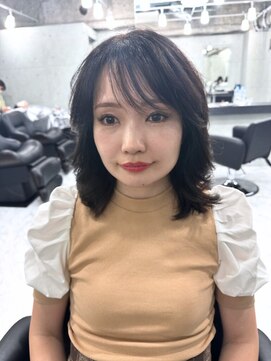 エンディアリング 東銀座(Endearing) ウルフ/マチルダボブ/ピンクベージュ/インナーグレージュ/東銀座