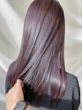スウィープ 平尾(sweep) 髪質改善　ストレート　ラベンダーカラー　カシスピンク