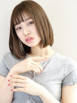 ミンクス 原宿店(MINX) 似合わせ イメチェンヘアスタイル ハッシュカット フルバング