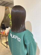 【スタイリスト】成田美月☆「圧倒的なモチ×艶髪」でこれまで体験したことない手触りとツヤを実現させます