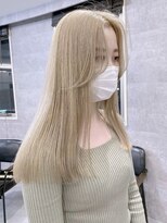 ハイトーンカラーホワイトミルクティーベージュシルバーアッシュ