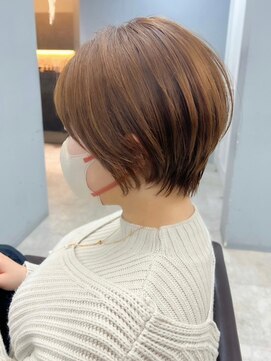 オズ 安積店(OZ) ダブルカラー外ハネボブインナーカラーハイライトケアブリーチ