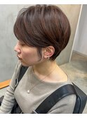 大人ショートボブ