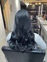 ブレンド 渋谷(BLend)&nbsp;縮毛矯正.レイヤーカット.ブルーブラック.髪質改善. ヘアカラー