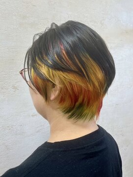 アンジェリカ(Angelica Total Beauty Lifestyle Design) ハンサムショートくびれ艶髪似合わせカットデザインカラー