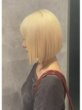 レブ 心斎橋(REV.) 前髪/アンブレラカラー/こなれミディ/イメチェン/ウェーブパーマ