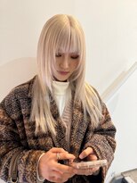 モト 船橋(moto) ブロンド/ロングヘア/ハイトーン/ホワイトブリーチ/韓国